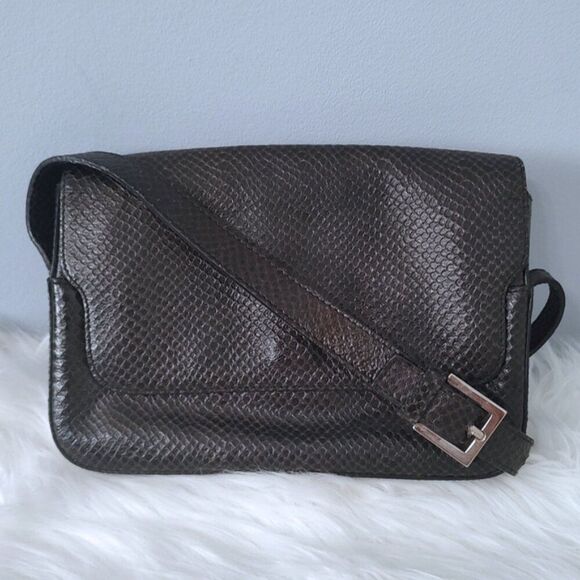 Bally vintage snake embossed crossbody EUC - Picture 2 of 13